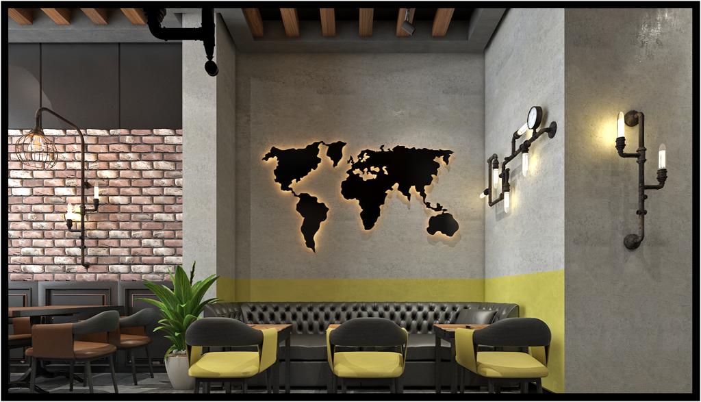 Fast food restaurant design in Istanbul