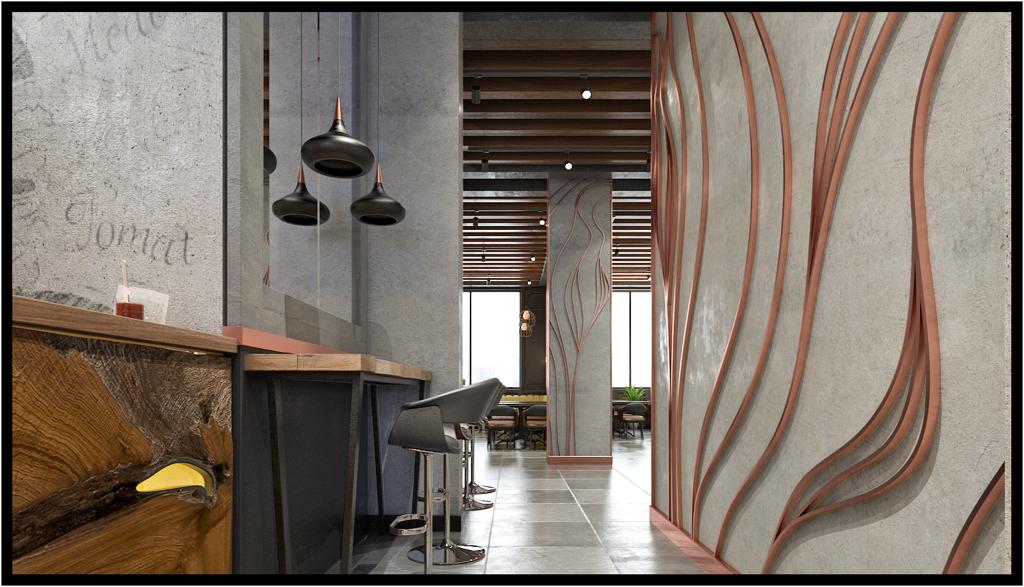 Fast food restaurant design in Istanbul