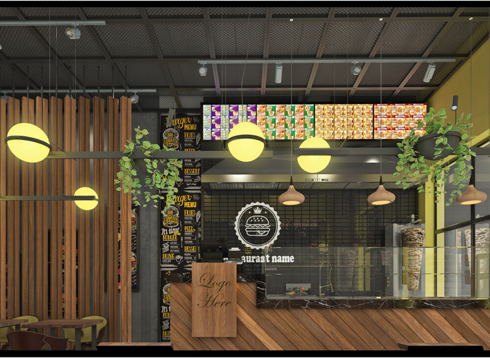 burger restaurant design in istanbul