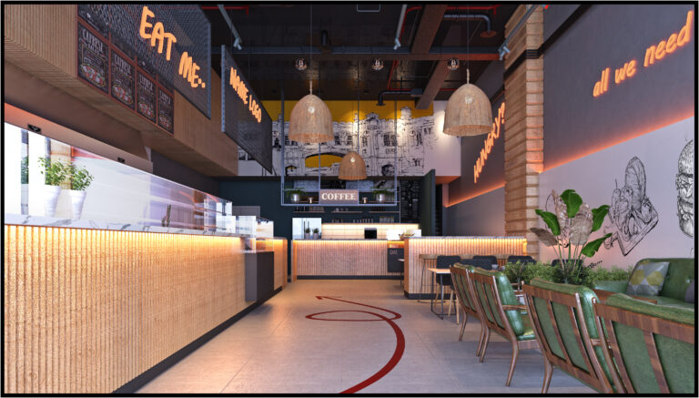 Fast Food Restaurant Interior Design