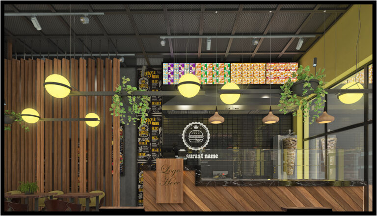 burger restaurant design in istanbul