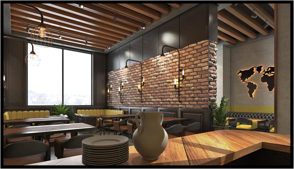Fast food restaurant design in Istanbul