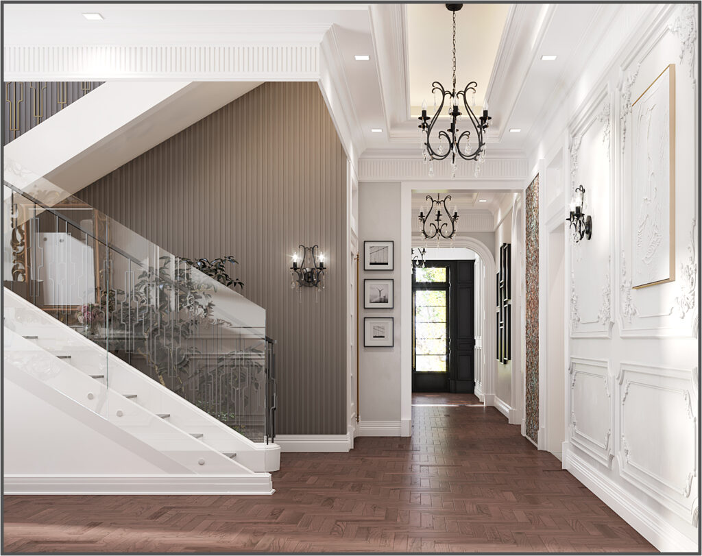 Royal Classic Villa Entrance and Majlis Design