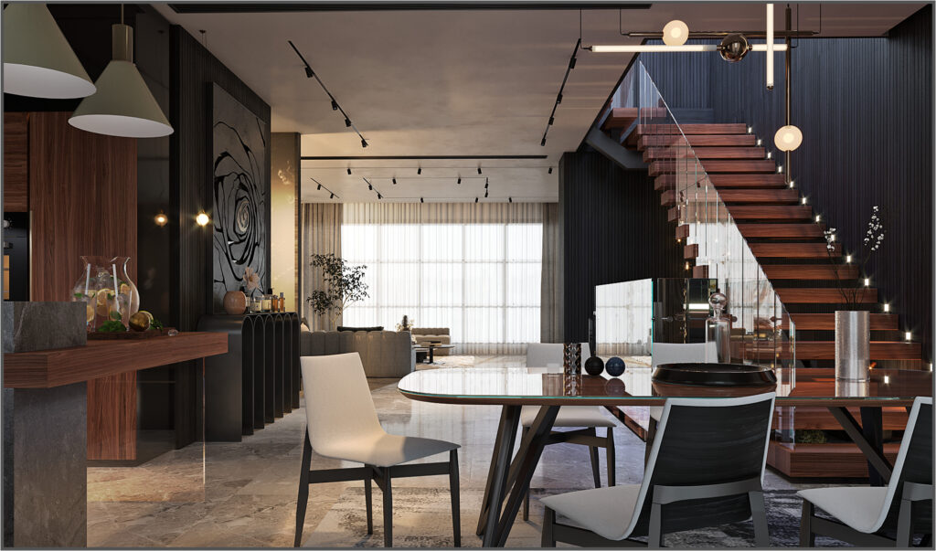 Modern Villa Interior Design in Istanbul