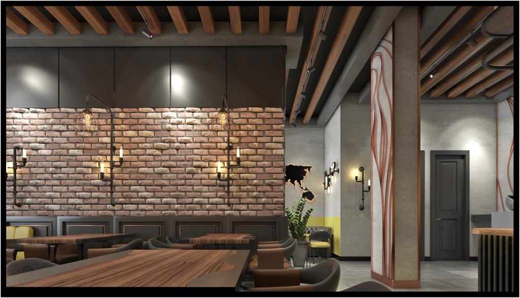 Fast food restaurant design in Istanbul
