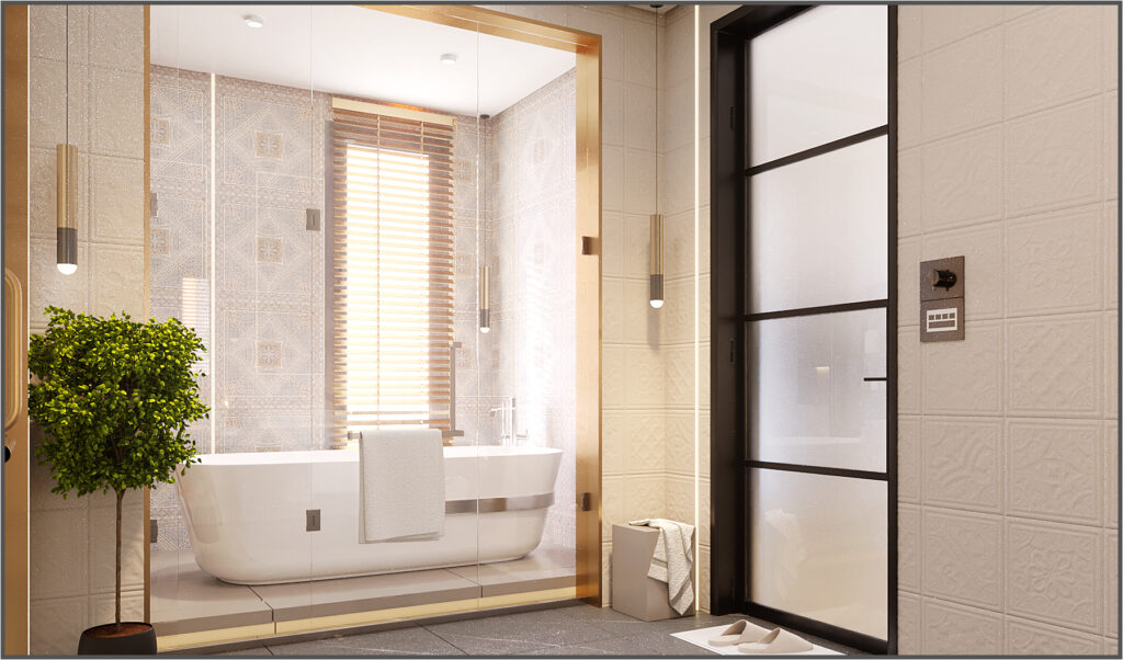 villa bathroom interior design