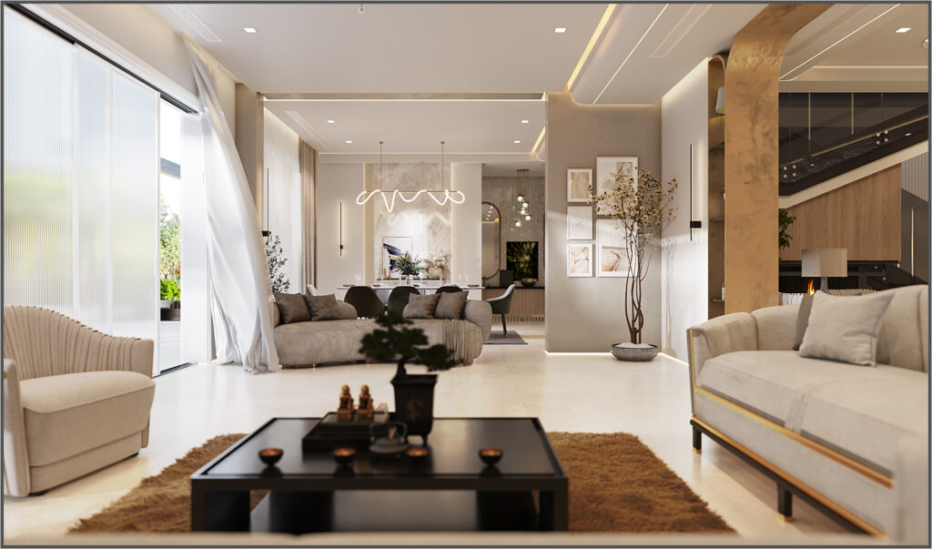 villa interior design in Dubai