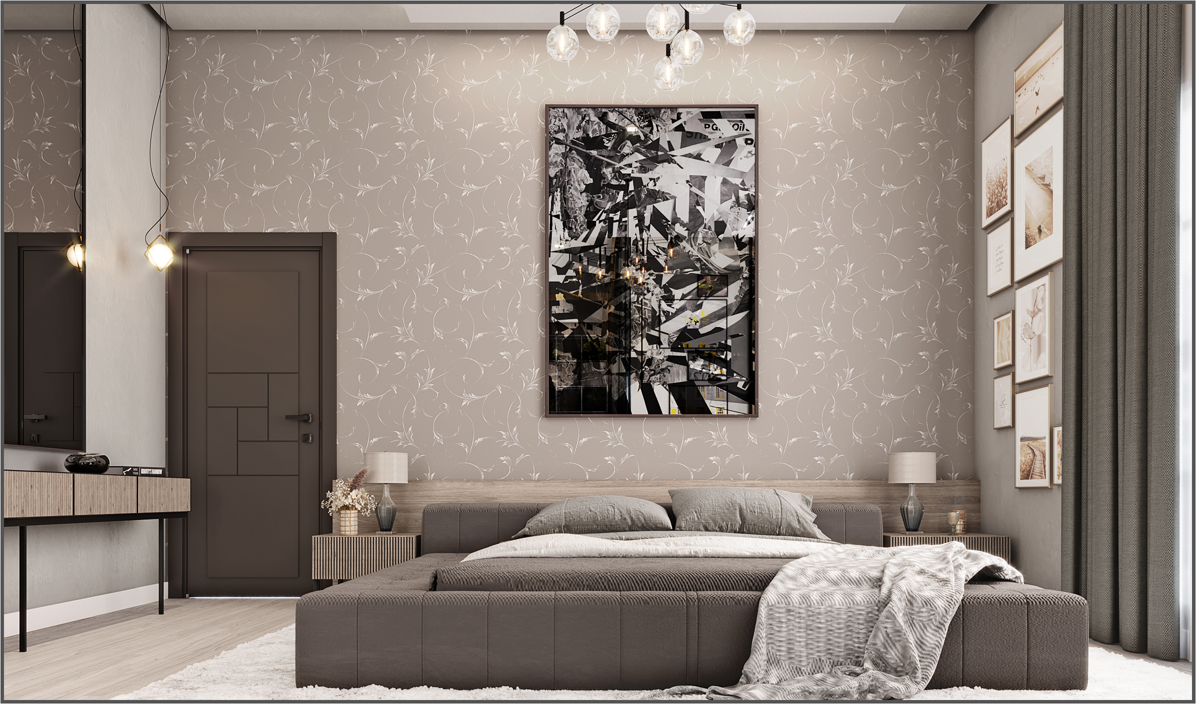 Modern Suite Interior Design in Istanbul