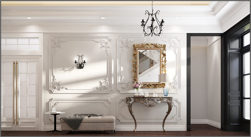 Royal Classic Villa Entrance and Majlis Design