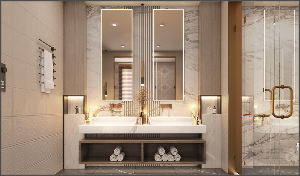 villa bathroom interior design