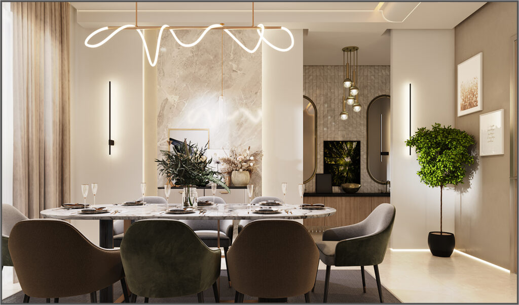 villa interior design in Dubai