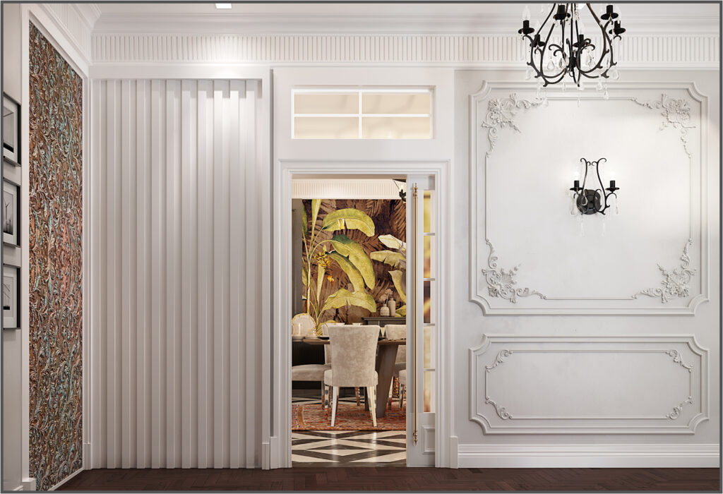 Royal Classic Villa Entrance and Majlis Design