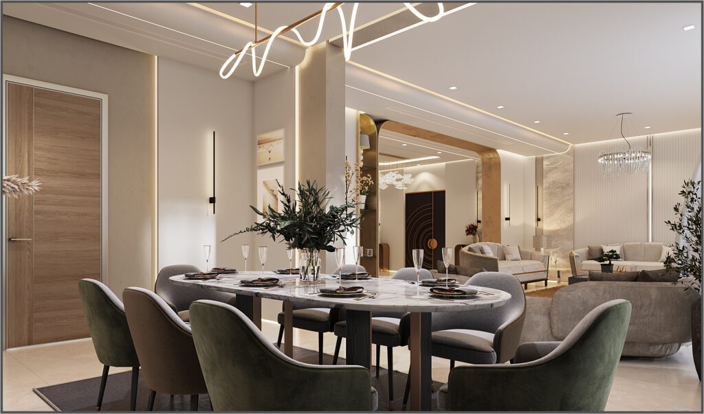 villa interior design in Dubai