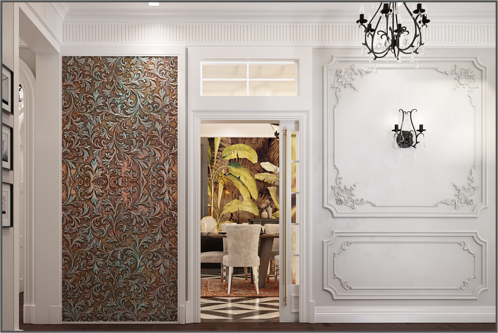 Royal Classic Villa Entrance and Majlis Design