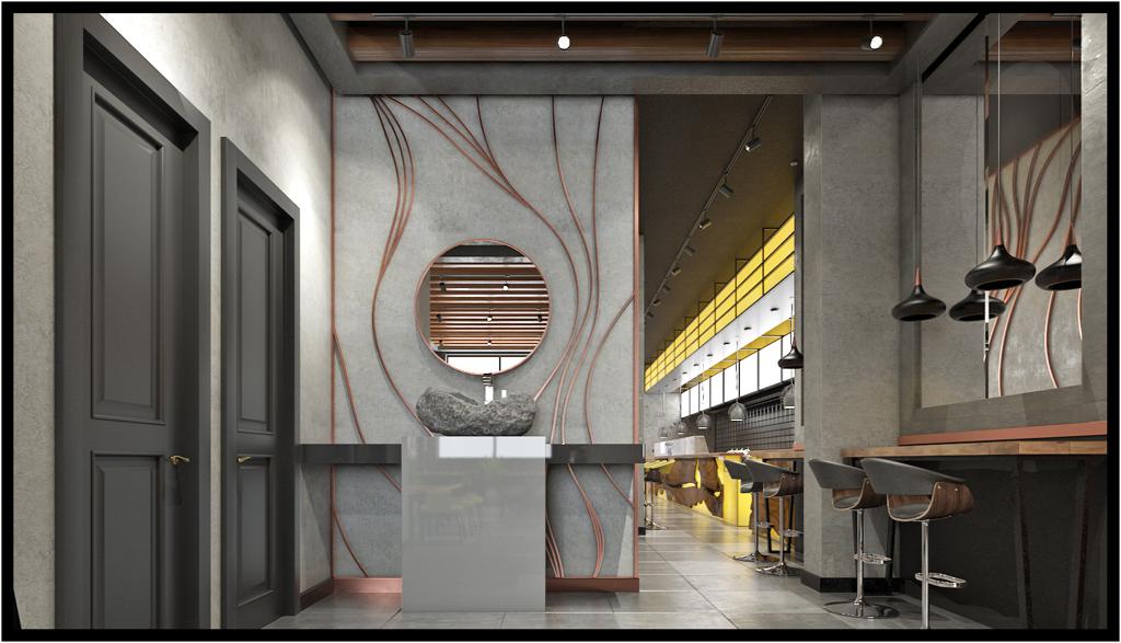 Fast food restaurant design in Istanbul
