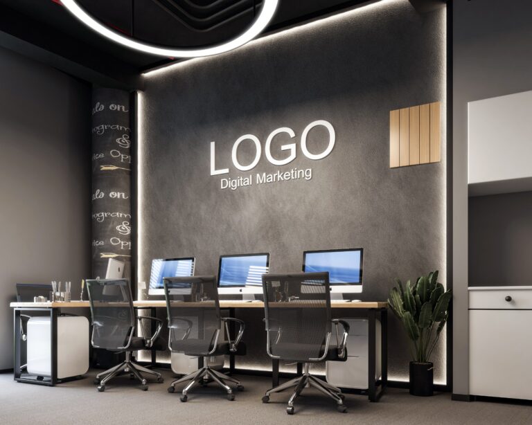 Digital Marketing Office Interior Design in Istanbul Modern Industrial