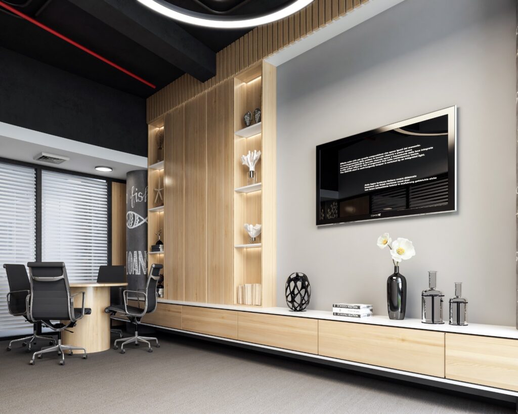 Digital Marketing Office Interior Design in Istanbul Modern Industrial