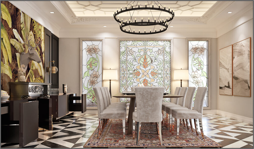 Royal Classic Villa Entrance and Majlis Design