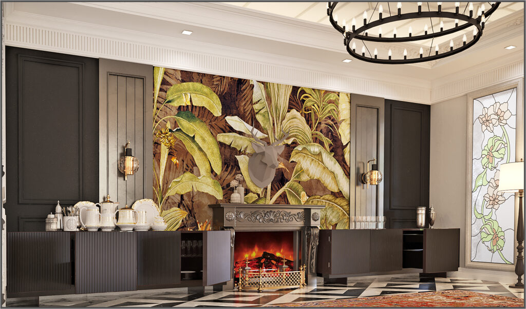 Royal Classic Villa Entrance and Majlis Design