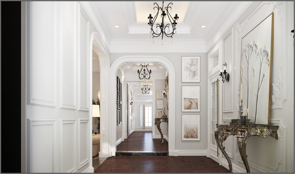 Royal Classic Villa Entrance and Majlis Design