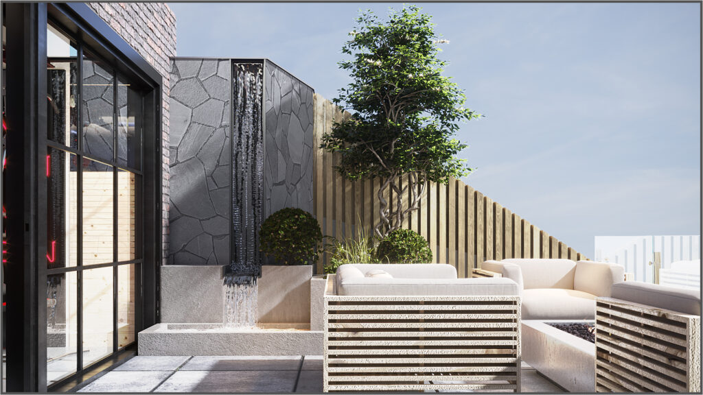 villa terrace interior design