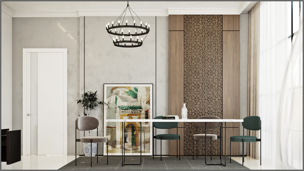 Villa Men Majlis interior design