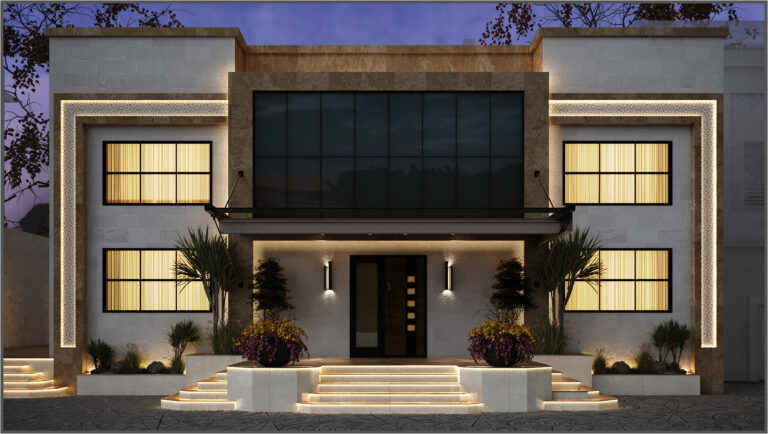 villa facade design in Dubai