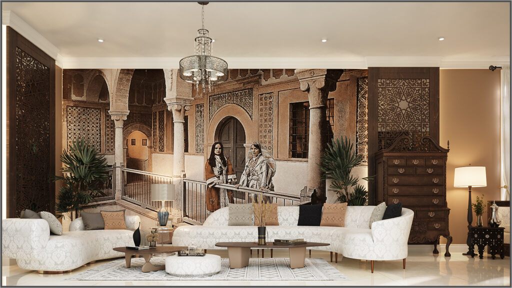 Villa Women Majlis interior design