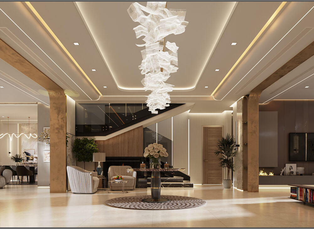 villa interior design in Dubai