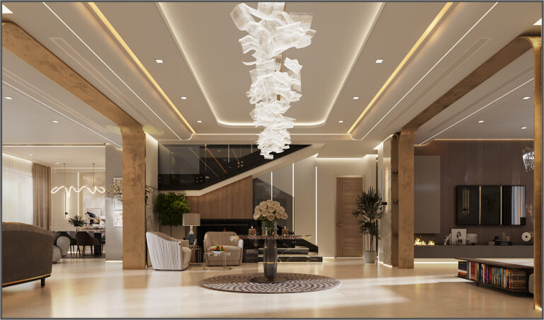 villa interior design in Dubai