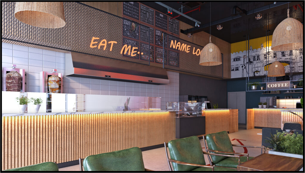 Fast Food Restaurant Interior Design