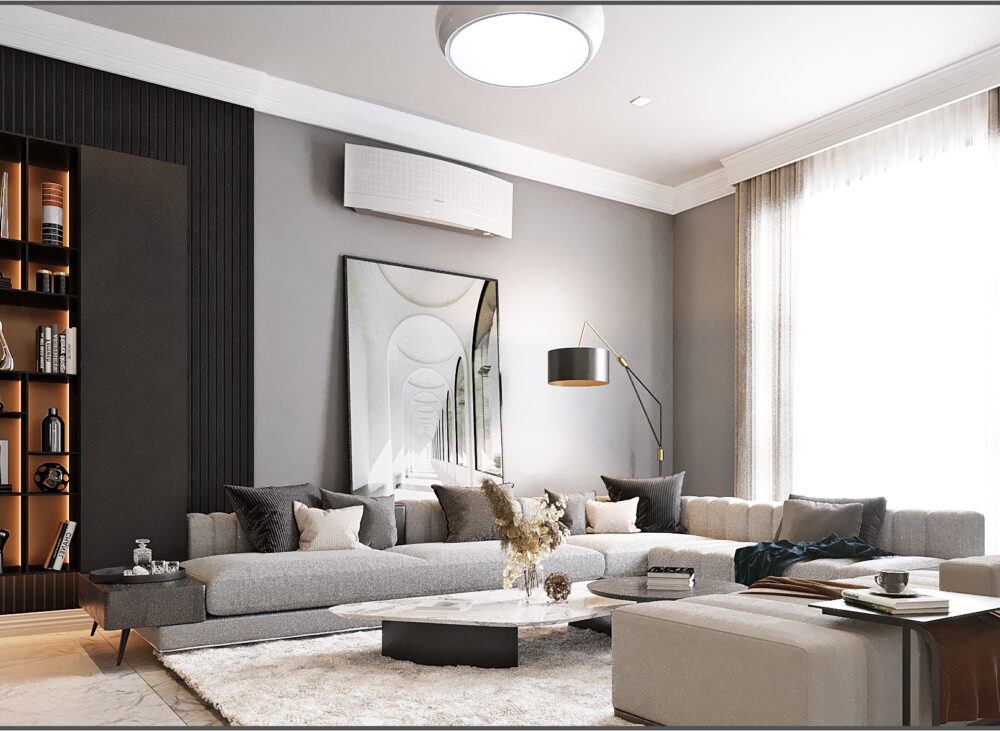 modern villa design 500 sqm with luxury interior living area