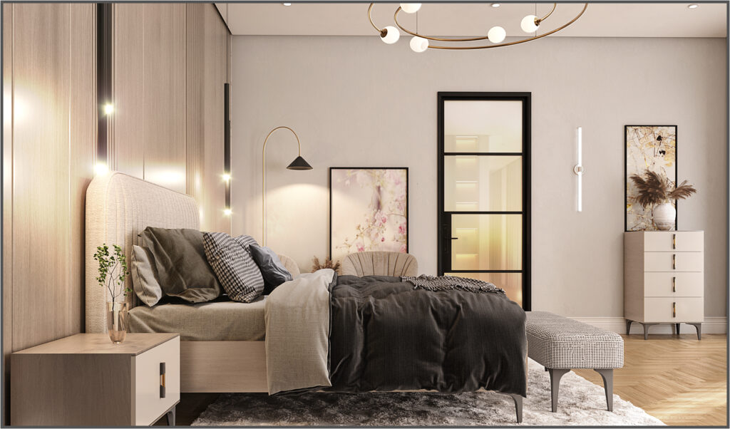 villa master bedroom interior design