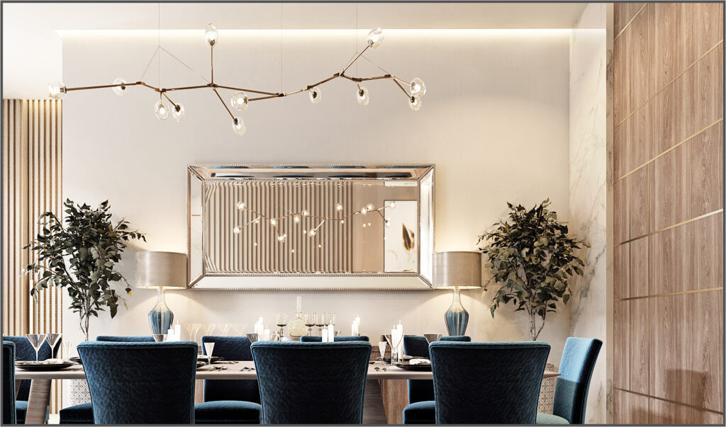 dining area interior design in istanbul