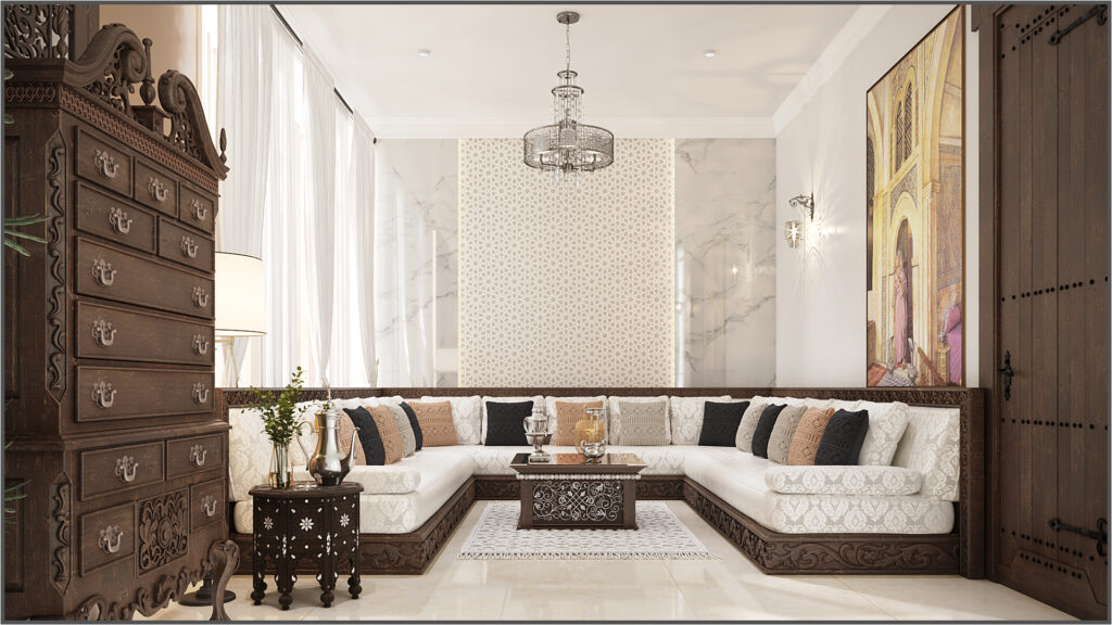 Villa Women Majlis interior design