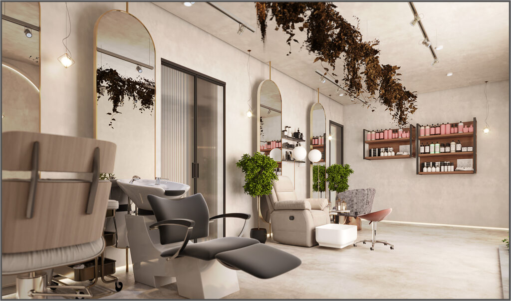 Modern Women’s Salon Interior Design