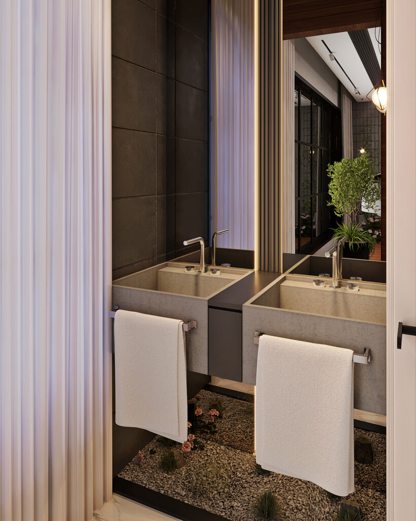 villa bathroom interior design