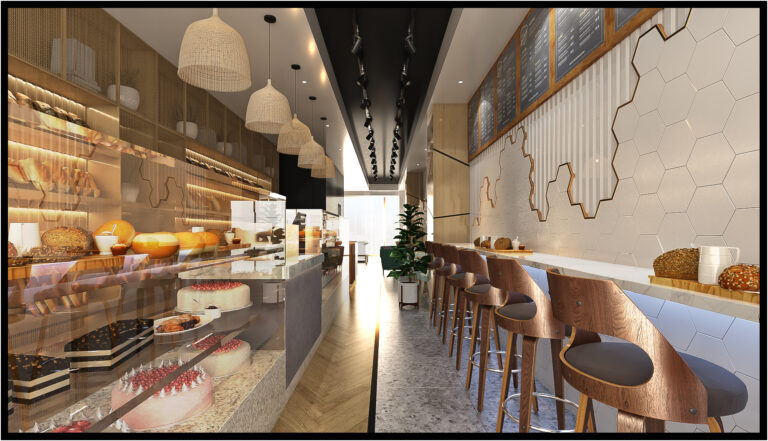 Modern Bakery Interior Design Istanbul