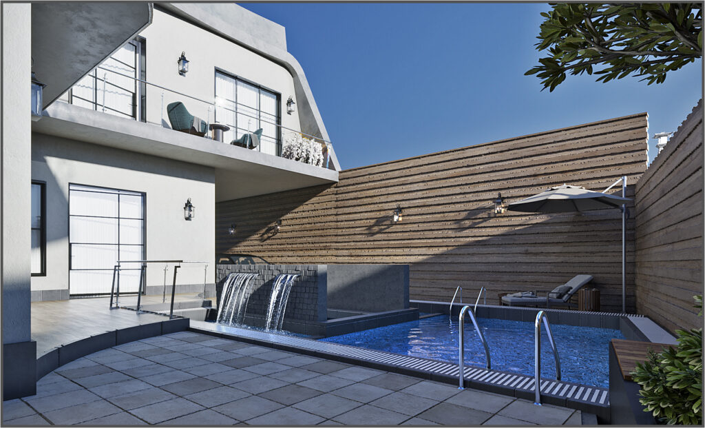 Villa Landscape Design in Libya