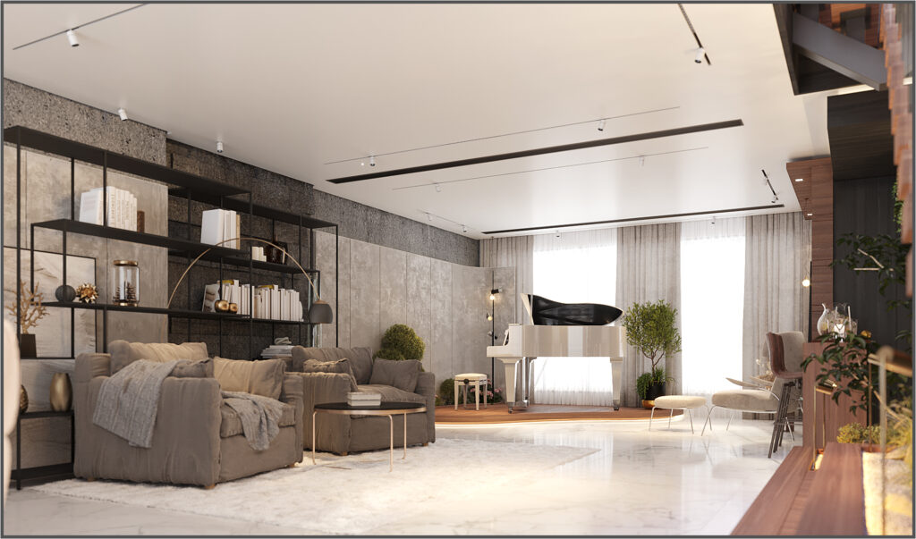 Modern Villa Interior Design in Istanbul