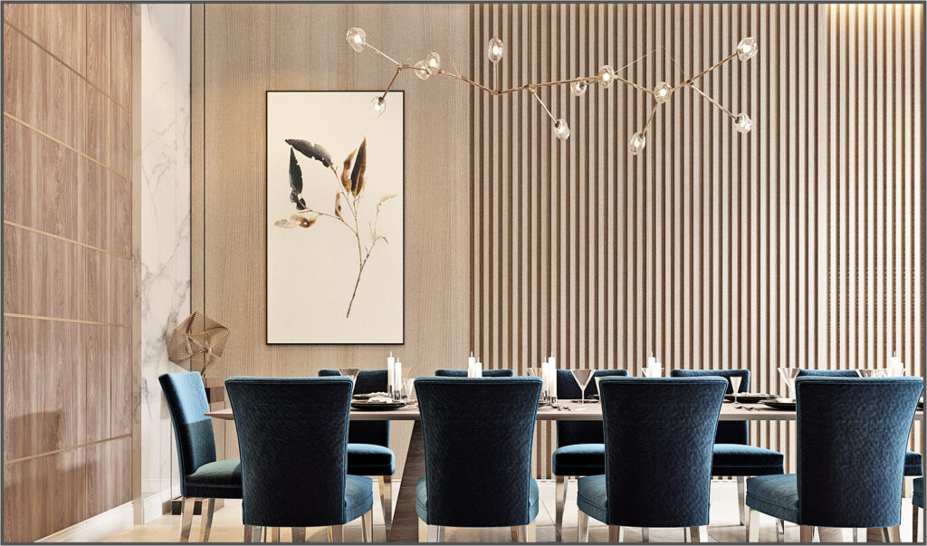 dining area interior design in istanbul