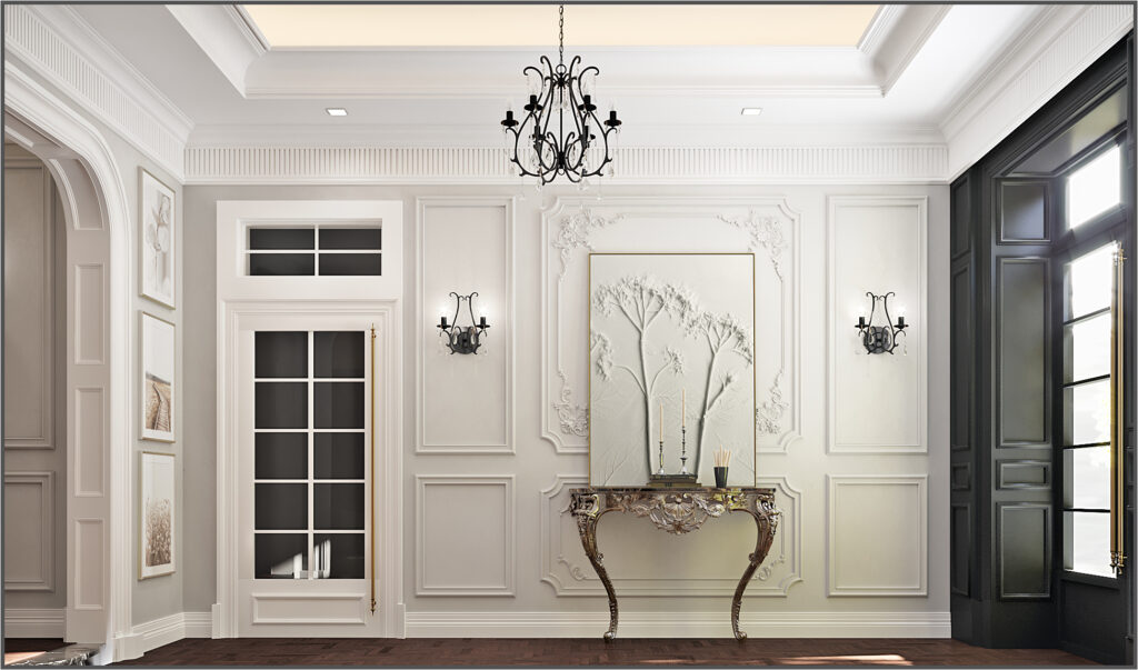 Royal Classic Villa Entrance and Majlis Design