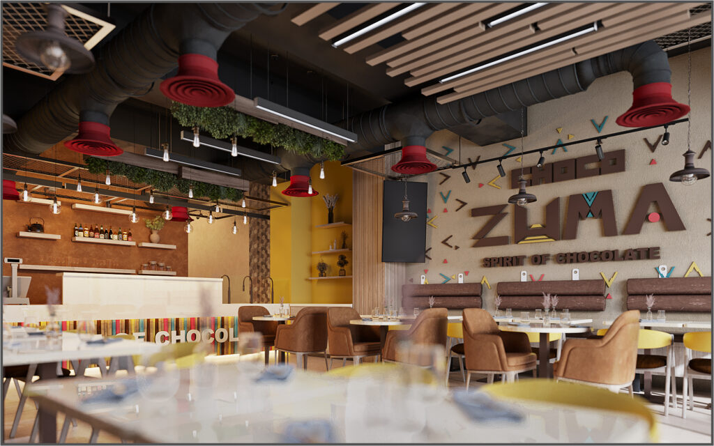 Modern Café Interior Design | Choco Zuma Başakşehir