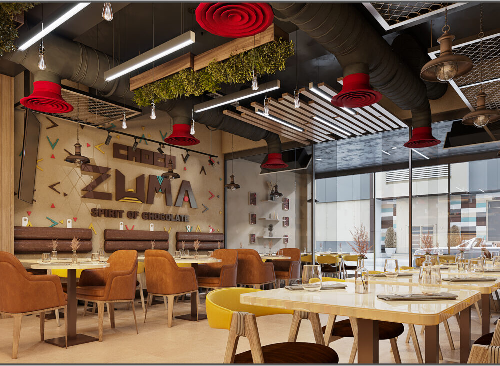 Modern Café Interior Design | Choco Zuma Başakşehir