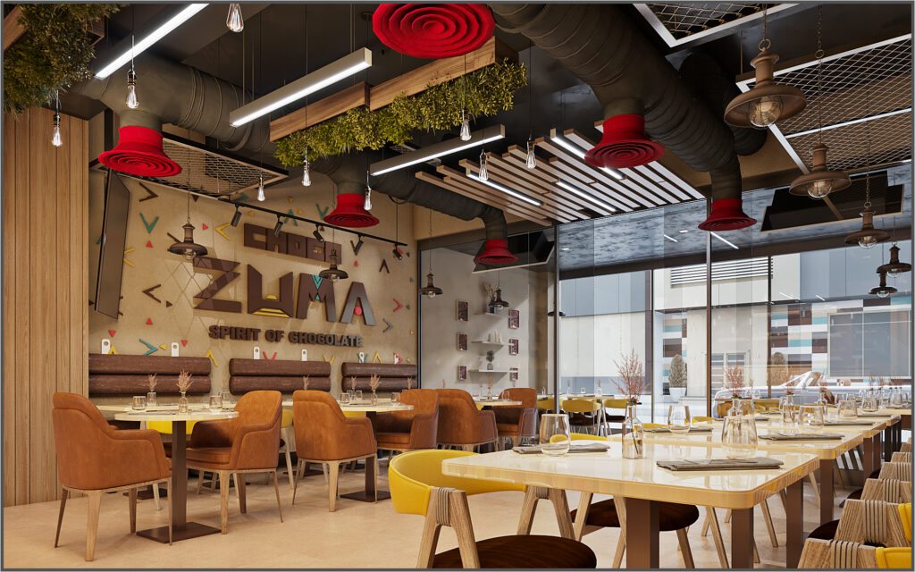 Modern Café Interior Design | Choco Zuma Başakşehir