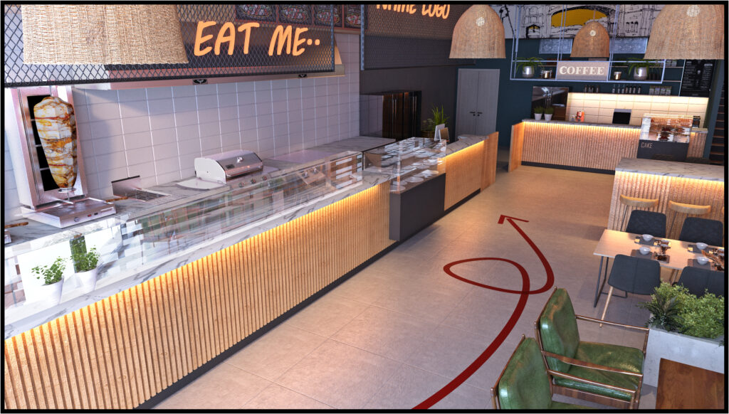 Fast Food Restaurant Interior Design
