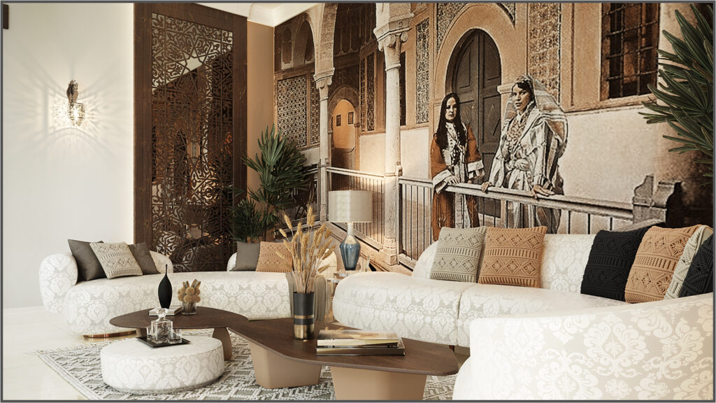 Villa Women Majlis interior design