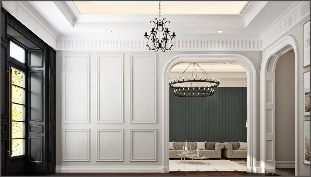 Royal Classic Villa Entrance and Majlis Design