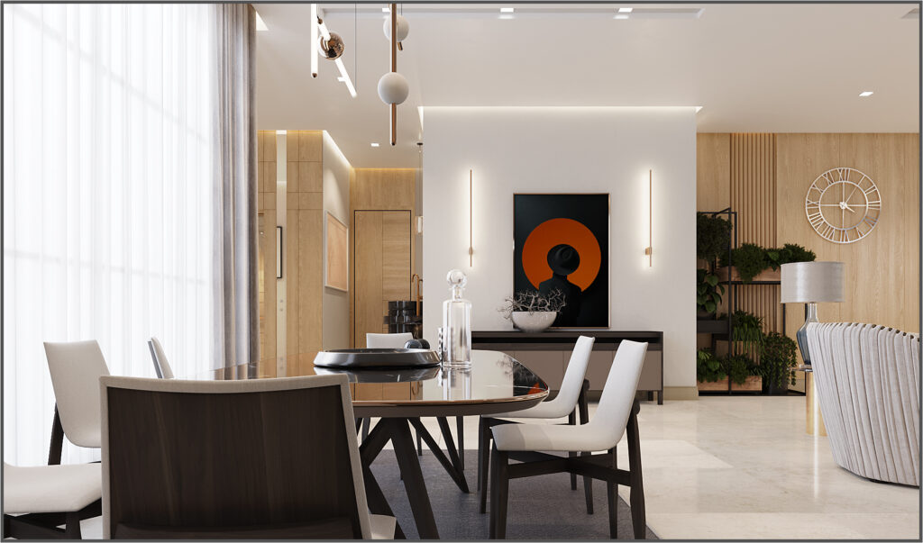 modern villa interior design in istanbul