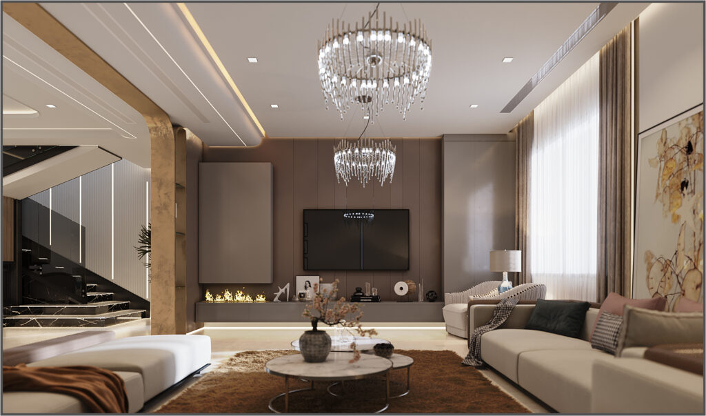 villa interior design in Dubai